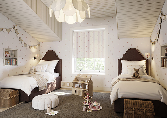 Fairy Cakes, Fairy Stripe Sponge - Twist&Fit Roller Blind - Image 7